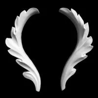 Угловой элемент гипсовый Artpole SU88 (пара)