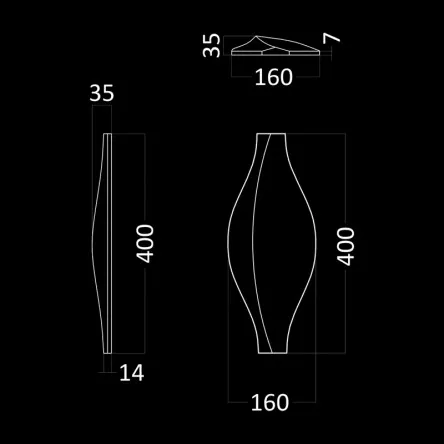 Гипсовая 3D панель Artpole DOVE