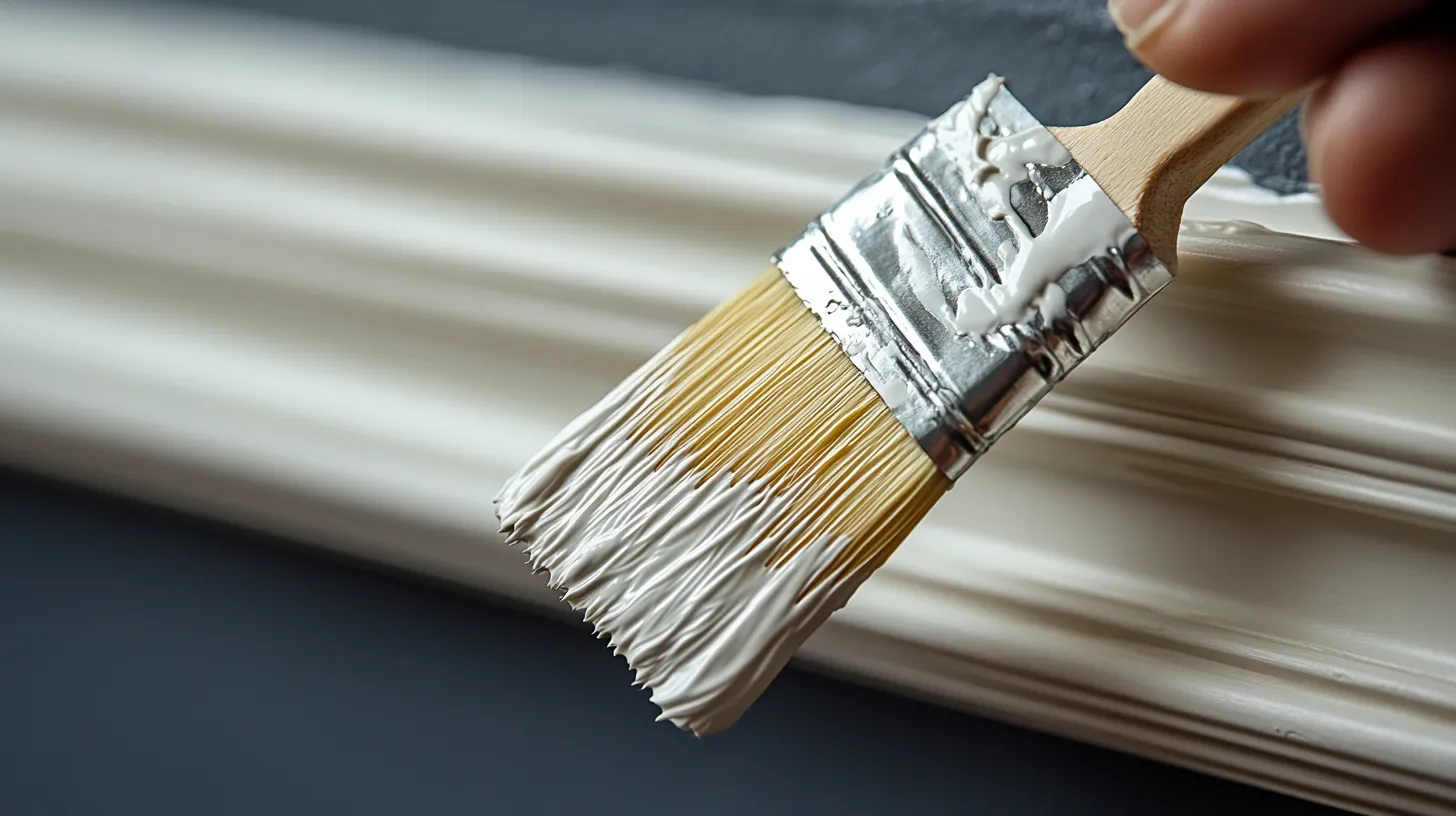 Как красить потолочные плинтуса из полиуретана