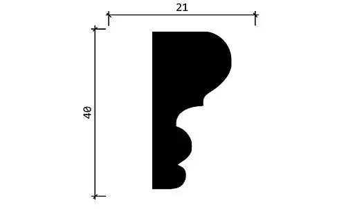 Молдинг DECOR DIZAYN DD608