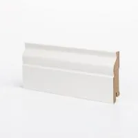 Плинтус напольный Ликорн U103-80 БЕЛЫЙ