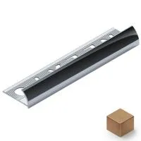 Профиль для плитки внешний 10 мм (бронза матовая)