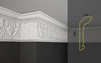 Карниз потолочный гипсовый Deco Line KO-02