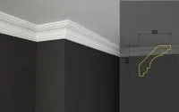 Карниз потолочный гипсовый Deco Line KT-63