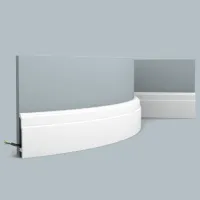 Плинтус напольный Orac Decor SX 155 Гибкий
