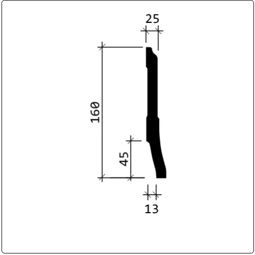 Плинтус напольный Европласт 1.53.105 Гибкий
