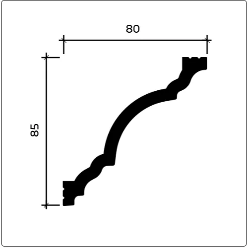 Карниз потолочный Европласт 6.50.113