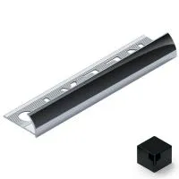 Профиль для плитки внешний P 10мм х 10мм (шампань блестящая)