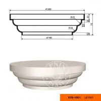 Капитель колонны LEPNINAPLAST КЛВ-155/1
