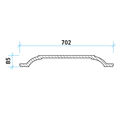 Кессон потолочный Европласт 1.57.004