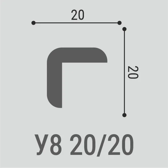 Внешний угол Bello Deco У8 20/20