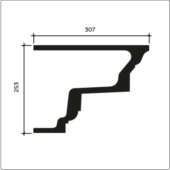 Фасадный карниз Европласт 4.02.101