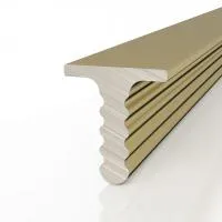 Разделительный теневой профиль D009.3A Латунный