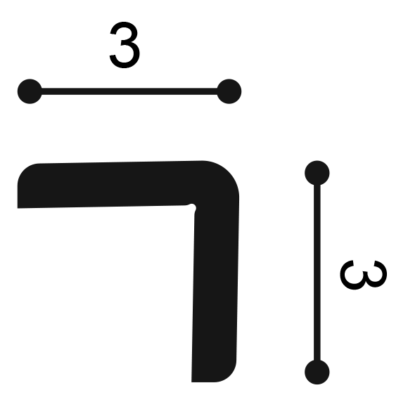 Внешний угол Orac Decor CX 134