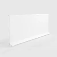 Плинтус алюминиевый LACONISTIQ Adhesive 80мм Белый матовый RAL9016. (80*10*2500мм)