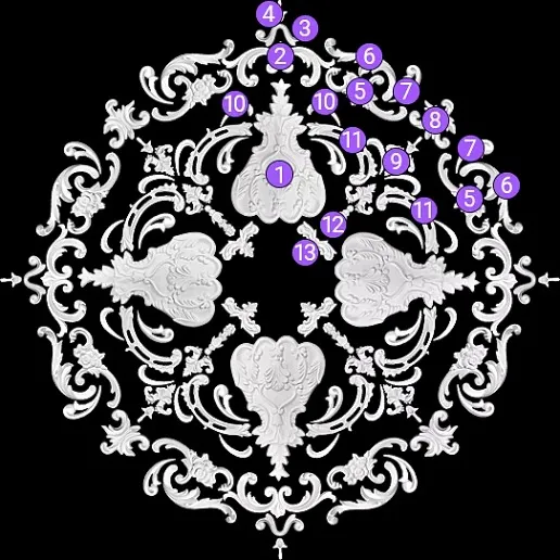 Потолочная наборная композиция SNK3