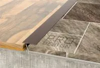 Порог алюминиевый Pro Design 571 Коньяк