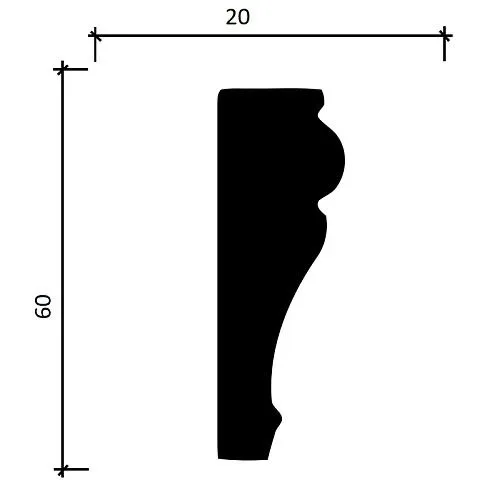 Молдинг DECOR DIZAYN 161A