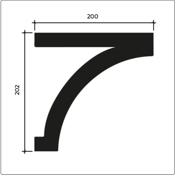 Фасадный карниз Европласт 4.91.001