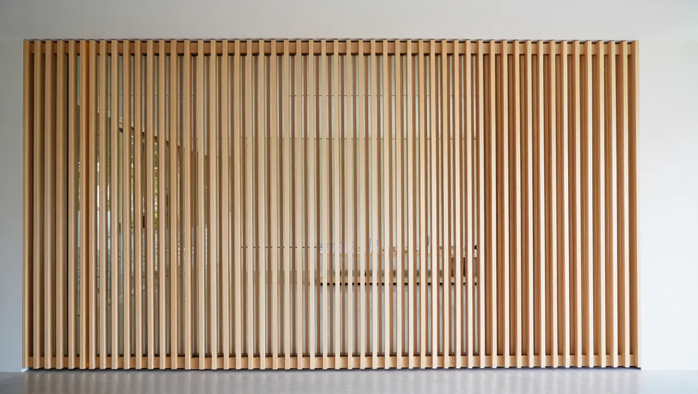 Декоративные рейки-перегородки: монтаж от пола до потолка своими руками Декоративные рейки-перегородки: монтаж от пола до потолка своими руками