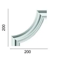 Угловой элемент GLANZEPOL GPD-23 (200*200)
