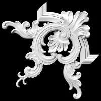 Угловой элемент из гипса Artpole SU1-1