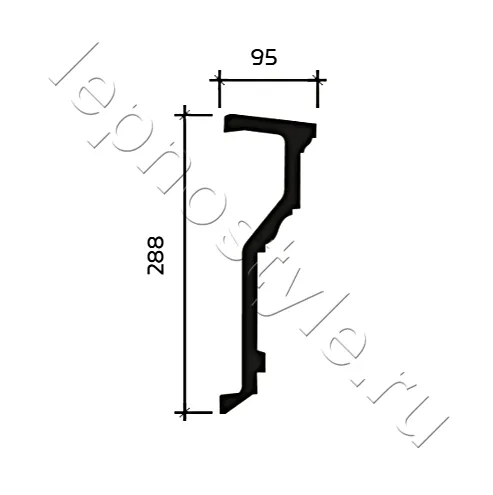 Фасадный карниз Европласт 4.81.001