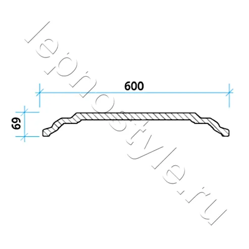Кессон потолочный Европласт 1.57.001
