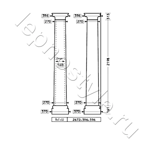 Колонна комплект Европласт 4.30.301