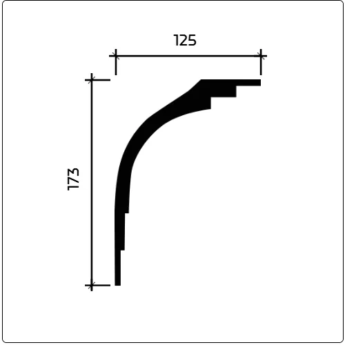 Карниз потолочный Европласт 1.50.147