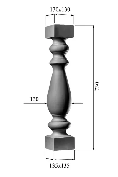 Балясина DECORUS BL-003