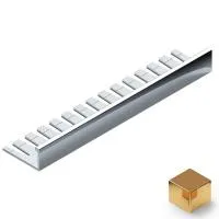 Профиль L-образный гибкий 10мм NEEXY (золото блестящее)