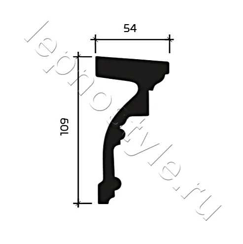 Подоконный элемент Европласт 4.82.302
