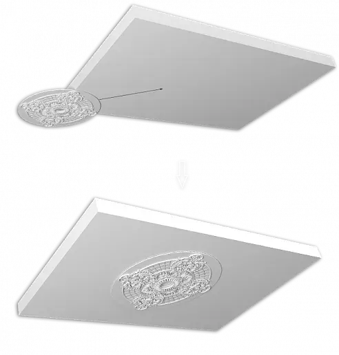 Розетка потолочная Artpole SR206N/V