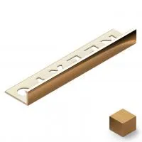 Профиль L-образный латунь 10мм NEEXY (латунь брашированная)