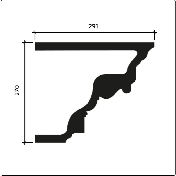 Фасадный карниз Европласт 4.02.301
