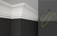 Карниз потолочный гипсовый Deco Line KT-71