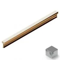 Профиль вставка латунь 5х3 мм NEEXY (латунь хромированная)