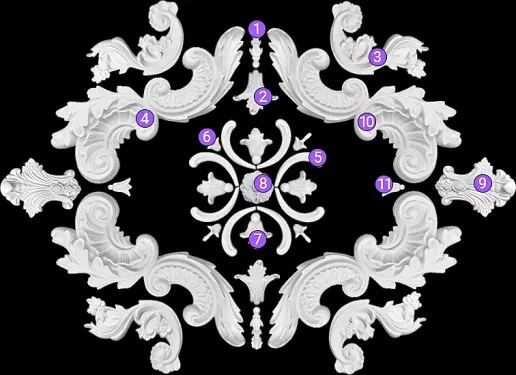 Потолочная наборная композиция SNK1