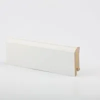 Плинтус напольный Ликорн W28-60 БЕЛЫЙ