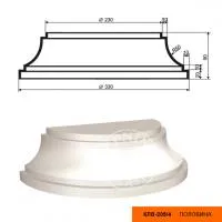 База полуколонны LEPNINAPLAST КЛВ-205\4