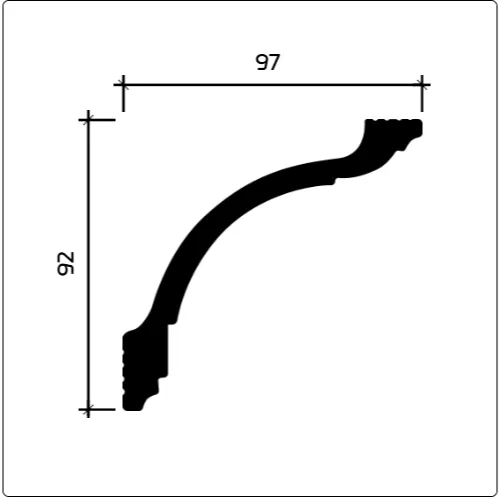 Карниз потолочный Европласт 6.50.248