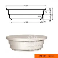 Капитель колонны LEPNINAPLAST КЛВ-305/1