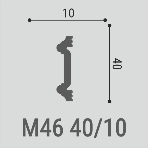 Молдинг Bello Deco М46 40/10