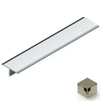 Т-образный профиль 25мм NEEXY (титан блестящий)