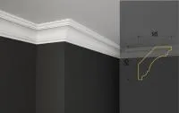Карниз потолочный гипсовый Deco Line KT-64