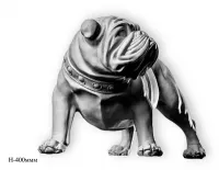 Скульптура Английский бульдог DECORUS ST-012