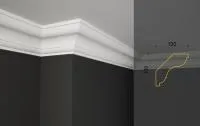 Карниз потолочный гипсовый Deco Line KT-13