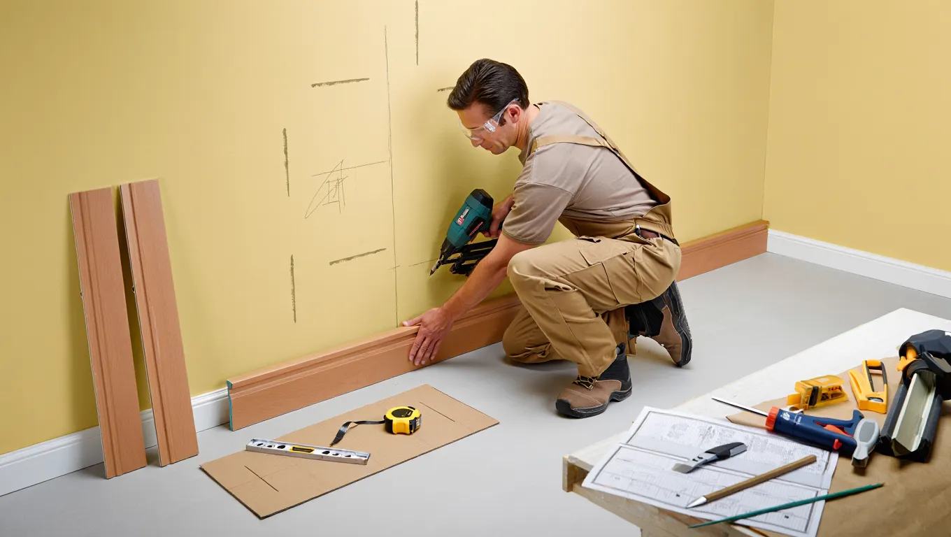 Плинтус из МДФ: технология производства и секреты монтажа своими руками Плинтус из МДФ: технология производства и секреты монтажа своими руками