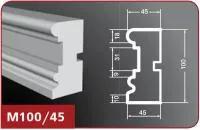 Фасадный молдинг "Лепнина Фасад" М100/45